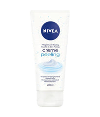 NIVEA Creme Peeling, exfoliant de corp hrănitor cu particule fine și vitamina E, 200 ml Duș și baie Naty Shop 200 grame