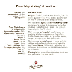 N°20 Penne Régate Integrale Pástétom 500 g - 6 db