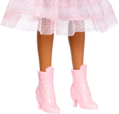 Mattel DISNEY Arielle, die Meerjungfrau - Festliche Arielle-Puppe mit pinkfarbenem Kleid und red Haaren, beweglich mit 5 Gelenken und Frisierspaß, für Kinder ab 3 Jahren, HPD90
