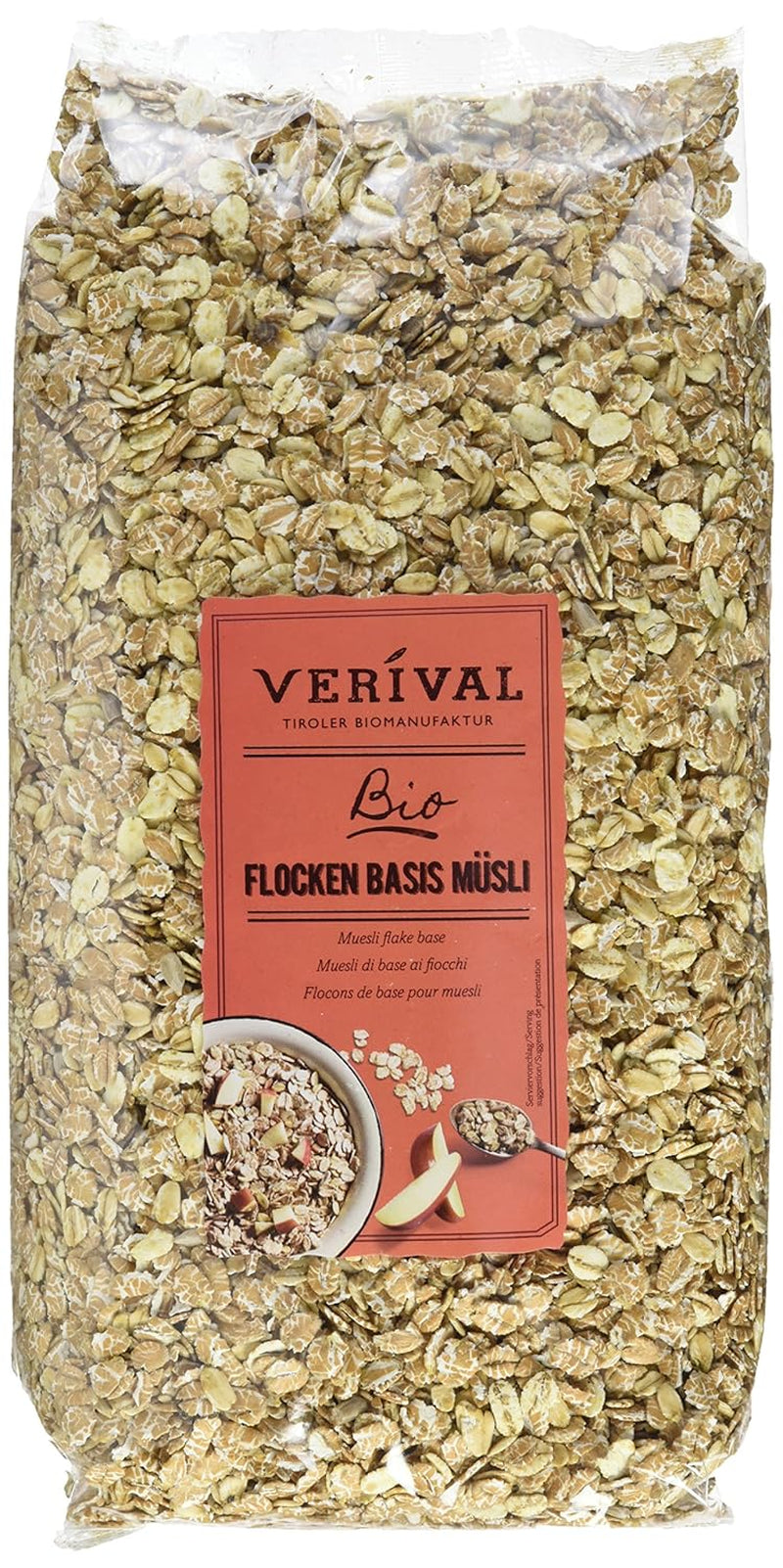 Verival Flakes müzli alap - bio, 6 csomag (6 x 1 kg)