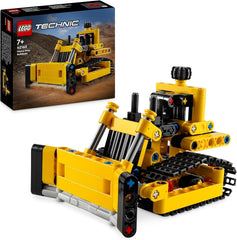 LEGO Technic nehéz buldózer építőjáték buldózer Adjon hozzá építkezési építőjátékot gyerekeknek Tech Ajándék fiúknak és lányoknak 7 éves 42163 építőkészlet Besuche den LEGO-Store Single
