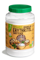 Eritritol natural organic, 10G = 7G zahăr, 1 Kg Indulcitori Naty Shop