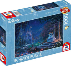Schmidt Spiele 58043 Thomas Kinkade, Disney, Csillagfényben táncoló Hamupipőke, 1000 darabos kirakós játék, színes Puzzle Naty Shop