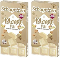 Schogetten Blonde Pure I fehér csokoládé karamellel I 100 g I egyenként adagolva (2 db-os kiszerelésben)