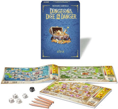 Ravensburger 27270 – Dungeons, Dice and Danger, Alea stratégiai játék, kockajáték felnőtteknek, gördülő és író játék 12 éves kortól