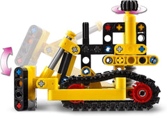 LEGO Technic nehéz buldózer építőjáték buldózer Adjon hozzá építkezési építőjátékot gyerekeknek Tech Ajándék fiúknak és lányoknak 7 éves, 42163 építőkészlet Besuche den LEGO-Store