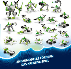 LEGO Dreamzzz Z-Blob robot és jármű kalandja, 20 az 1-ben játékgép, lányoknak és fiúknak, 7 év feletti gyerekeknek, fantáziajátékkészlet Mateo minifigurával, Z-Blob 71487 építőkészletek 20 változata Beuche den LEGO-Store