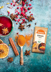 Ostmann Gewürze – Glühwein-Gewürz, Gewürzmischung für Glühwein, Punsch, Feuerzangenbowle & Kinderpunsch, ideális a Winter- und Weihnachtszeithez, vegán, 12 g (1 csomag)