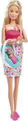 Simba 105733480 - Steffi Love Baba hátizsák, Terhes baba babával és nagyszerű hangokkal, Babakiegészítők és Babahordozó, Pink Naty Shop egyszemélyes babák