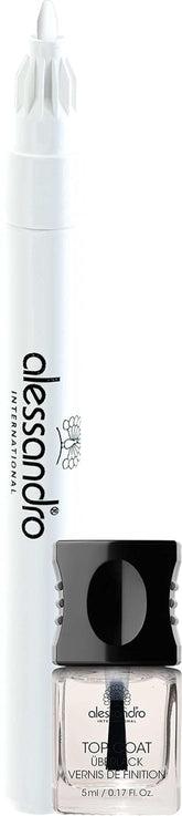 Szemceruza szett French Liner alessandro Effect Polish, fehér, 1 csomag (3,2 ml + 5 ml)