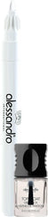 Set de eyeliner French Liner alessandro Effect Polish, alb, 1 pachet (3,2 ml + 5 ml)
