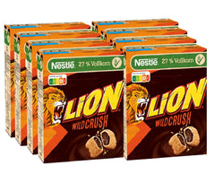 Nestlé LION WildCrush csokoládé karamell gabonapehely 8 csomag (8 x 360 g)
