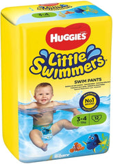 Huggies Little Swimmers úszópelenka, 3-4 méret, 12 csomag, 7-15 kg