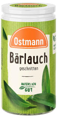 Ostmann Gewürze - Bärlauch geschnitten | Enyhébb Knoblauch-Geschmack | Für Ei- oder Reisgerichte sowie Quarkdips | 15 g Der Streudose-ban