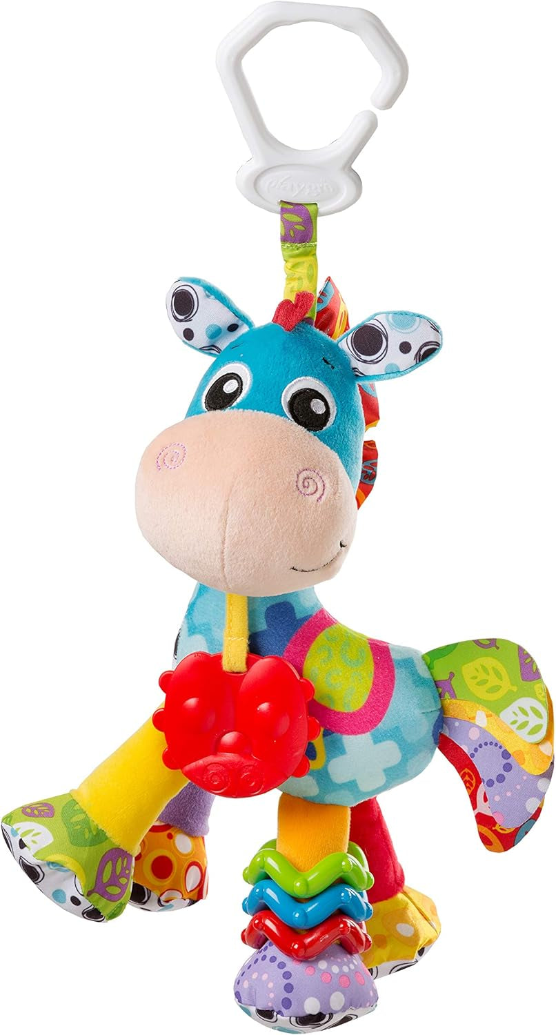 Playgro activity friend unicorn Stella, remorcă pentru cărucior, de la 0 luni, roz/violet, 40183 Jucarii Bebe Naty Shop Cal