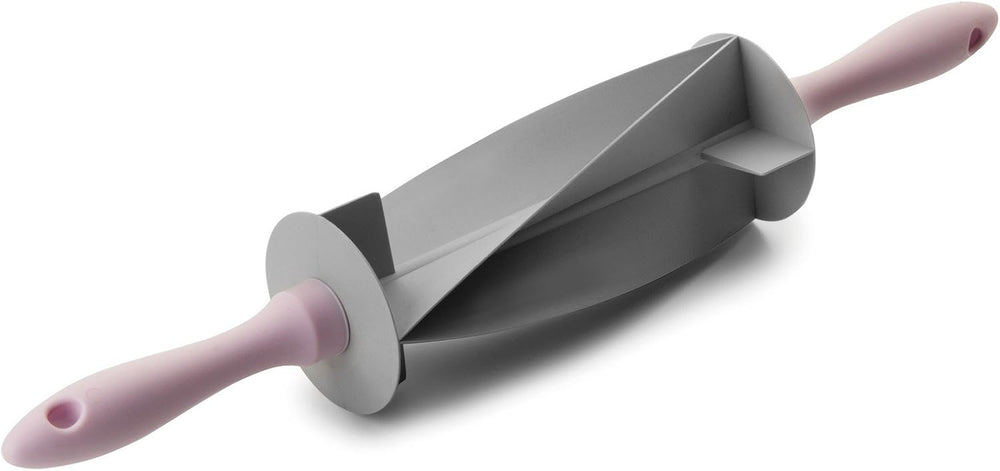 RODILLO CORTADOR DE Croissant, műanyag, szürke/rózsaszín, 18 x 18 x 10 cm