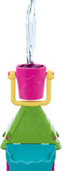 Barbie Skipper Erste Jobs Puppe und Accessoires – Erste Arbeitswelterfahrung im Wasserpark mit echter Wasserrutsche, Zubehörteile, für Kinder ab 3 Jahren, HKD80