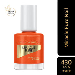 Max Factor Miracle Pure Nail, Ultra-fényes, intenzív színű körömlakk gyógyító kristályok fényével és tápláló összetevőkkel, Color 430 Bold Jasper