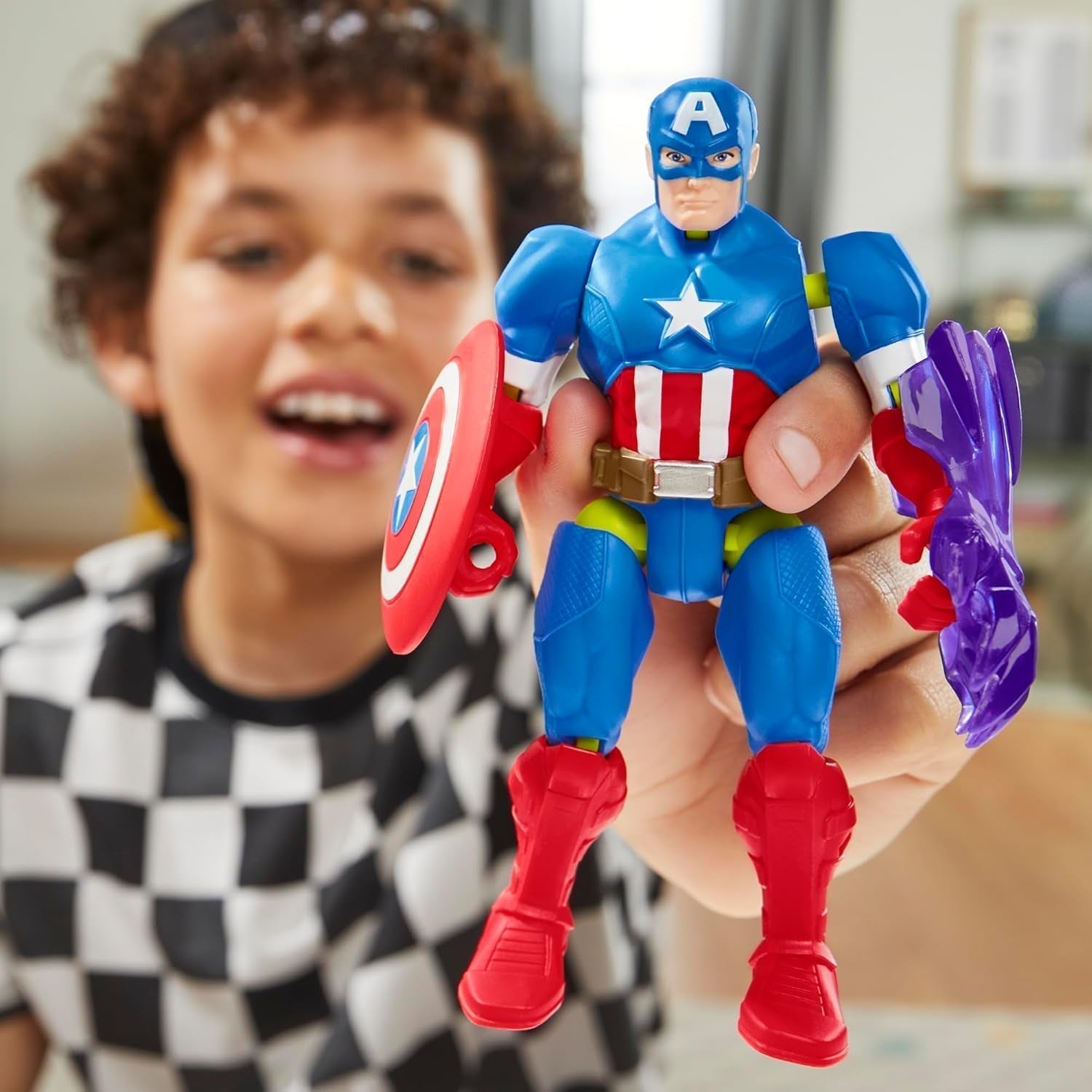 Mixmashers Marvel Captain America Avengers Mix-And-Match Action Figure & Accesorii Action figures Naty Shop