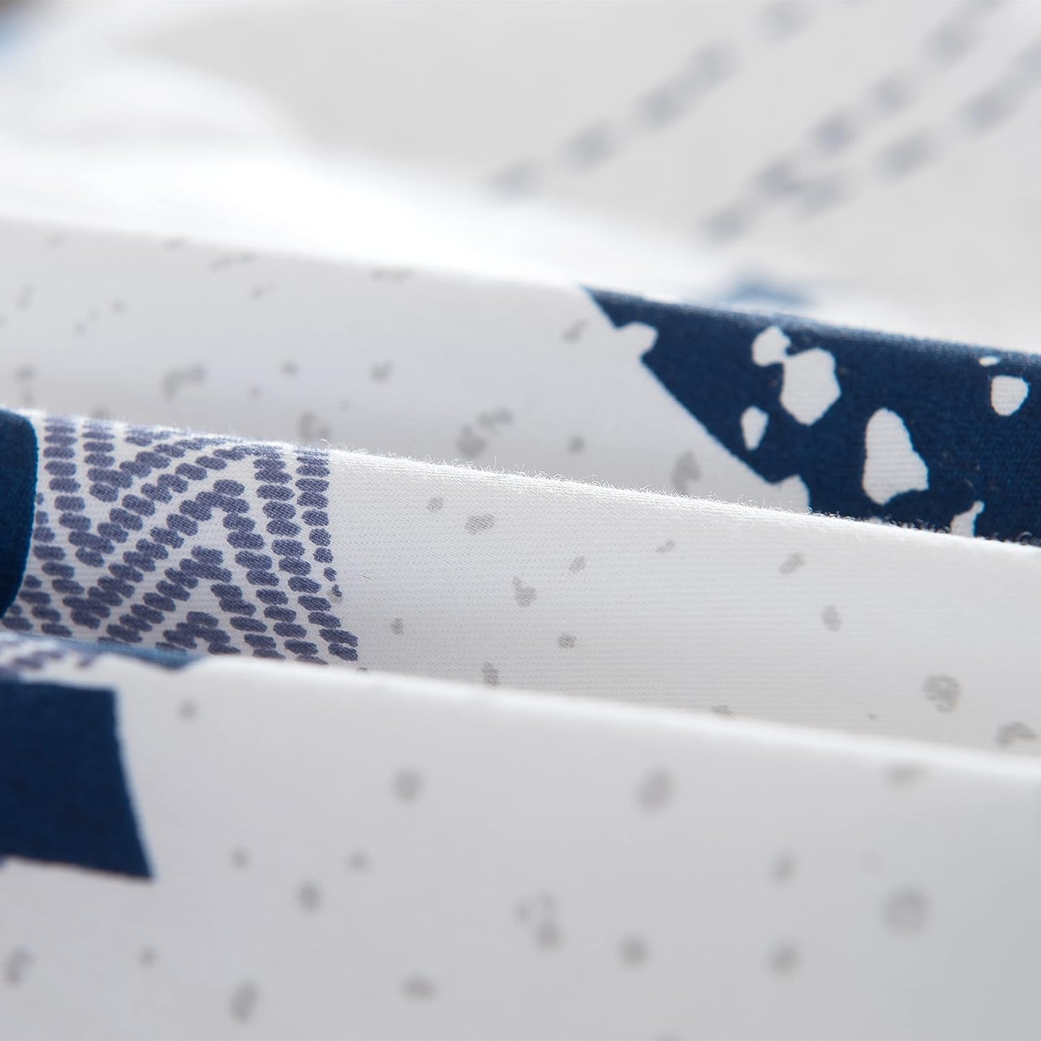 Lenjerie de pat pentru copii, rachete si planete, design reversibil, bumbac Lenjerie de pat - copii Naty Shop