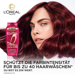 L'Oréal Paris Elvital XXL, Színvédő sampon festett hajra, 1 literes zuhany és fürdő L'Oréal