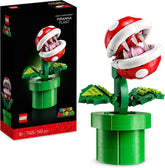 Lego 71426 Super Mario Piranha-Pflanze Set, bewegliche Figur mit Pfeife und 2 Münzelementen, Modellbausatz für Erwachsene zum Bauen, Schlafzimmer-Deko, Geschenk für Männer, Frauen und Jugendliche
