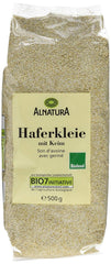 Tărâțe de ovăz organice cu germeni, 500g