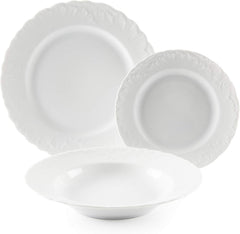 Set de tacâmuri Excelsa, 18 piese, alb