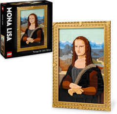 LEGO Art Mona Lisa, Set für Erwachsene, Gemälde von Leonardo da Vinci zum Aufhängen, kreative Aktivität für Männer und Frauen, Geschenk für Kunstliebhaber, italienische Renaissance Kunst 31213