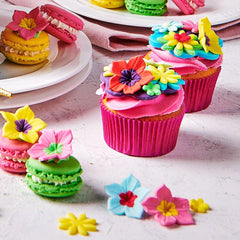 Funcakes Gel Colorant Alimentar Violet: Colorant alimentar foarte concentrat pentru aluat, cremă, fondant, marțipan, produse de patiserie, dozare ușoară, picături individuale pentru a crea culori vibrante, Halal, 30 g