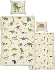 Skybrands Dino Bedtuchen 135X200 Jungen Bedtuchen Dinosaurier Baumwolle 2Tlg Kinder Bedtuchen Dinosaurier 135X200 + Beutel Naty Shop alapértelmezett cím
