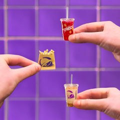 MGA's Miniverse Make It Mini Taco Bell Series 1 - Mini-Sammlerstücke, DIY, Kunstharz-Bastelspiel, Nachgebildete Lebensmittel, Nicht Essbar, Für Sammler & Kinder ab 8
