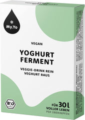 Bio Joghurtferment Vegán – 6x5g – Starterkulturen für 30L növényi Joghurt – ohne tierische Zusätze – DE-ÖKO-013 certifiziert