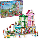 LEGO Friends Heartlake City Living and Shopping Street, set de construcție pentru jocuri de rol cu 9 personaje (inclusiv 7 minifigurine) și 3 pisici, cadou pentru fete și adolescenți, casă de jucării 42670 Seturi de constructie Besuche den LEGO-Store Titlu implicit