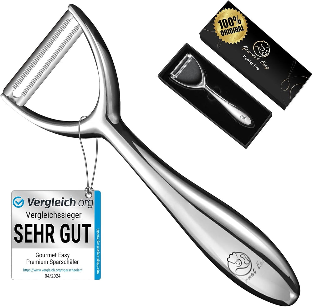 Prémium rozsdamentes acél gyümölcs- és zöldséghámozó Naty Shop Y Peeler