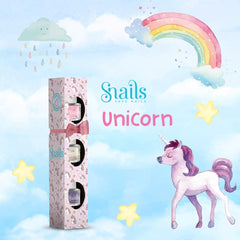 Csigák Gyerek Körömlakk Ajándékkészlet 510409, Mini Unicorn 3x5ml, Vízbázisú, Mosható, Biztonságos, Vegán