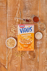Dr. Oetker Vitalis ropogós mézek: Mézes ropogós müzli reggelire és uzsonnára, 5 csomag (5 x 600 g)