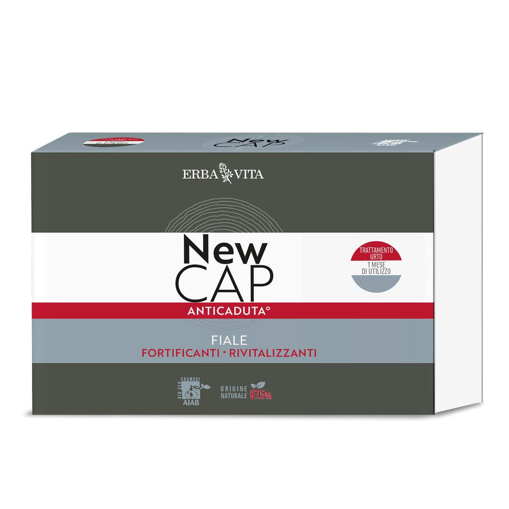 Newcap Anti-Fall Ampoules Kozmetikai termék gyenge hajra, 12 ampulla Hajápoló Naty Shop Default Title