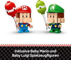 LEGO Mario Kart – Baby Mario vs. Baby Luigi Nintendo gyűjthető figurák 2 megépíthető Speedmen játék ajándék fiúknak, lányoknak és játékosoknak 8 év feletti kalandjáték 72034 építőkészlet Besuche den LEGO-Store