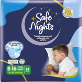Safe Nights Boy, éjszakai pelenkák, többféle méret Anya és Gyermek Naty Shop Boy L-es méret (14 db)
