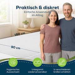 Sensalou Inkontinencia Matrac 90x160cm Vízálló Inkontinencia Matrac Mosható Légáteresztő