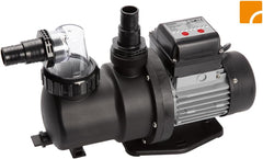 Steinbach Comfort 75 szűrőrendszer – 040100 – Önfelszívó szivattyú 40 000 l-es medencékhez – Előszűrővel, nyomásmérővel, időzítővel és LED kijelzővel – Speciális INTEX 2" adapterrel