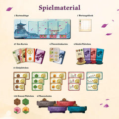 KOSMOS 684259 Bonsai, Taktikai társasjáték egyszerű szabályokkal és sokféle játékkal, társasjáték 1-4 játékos számára 10 éves kortól.