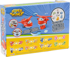 Super Wings Transform-A-Bots World Airport Crew - 1. sorozat - Crew Collector's Pack - 15 játékfigura - 2"-es akciófigurák Naty Shop