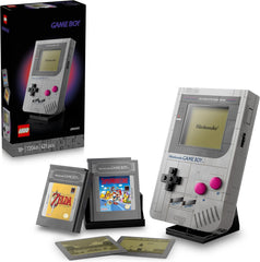 LEGO Super Mario Game Boy - Modellbau für Erwachsene - Nintendo Modell mit 2 Spielmodulen incl. Zelda sowie Ständer – Retro ajándék Apák napjára játékrajongóknak – 72046