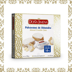 – Polvorones Excellence, Calitate superioară, Dulciuri tipice de Crăciun, Rețetă artizanală, 370 g