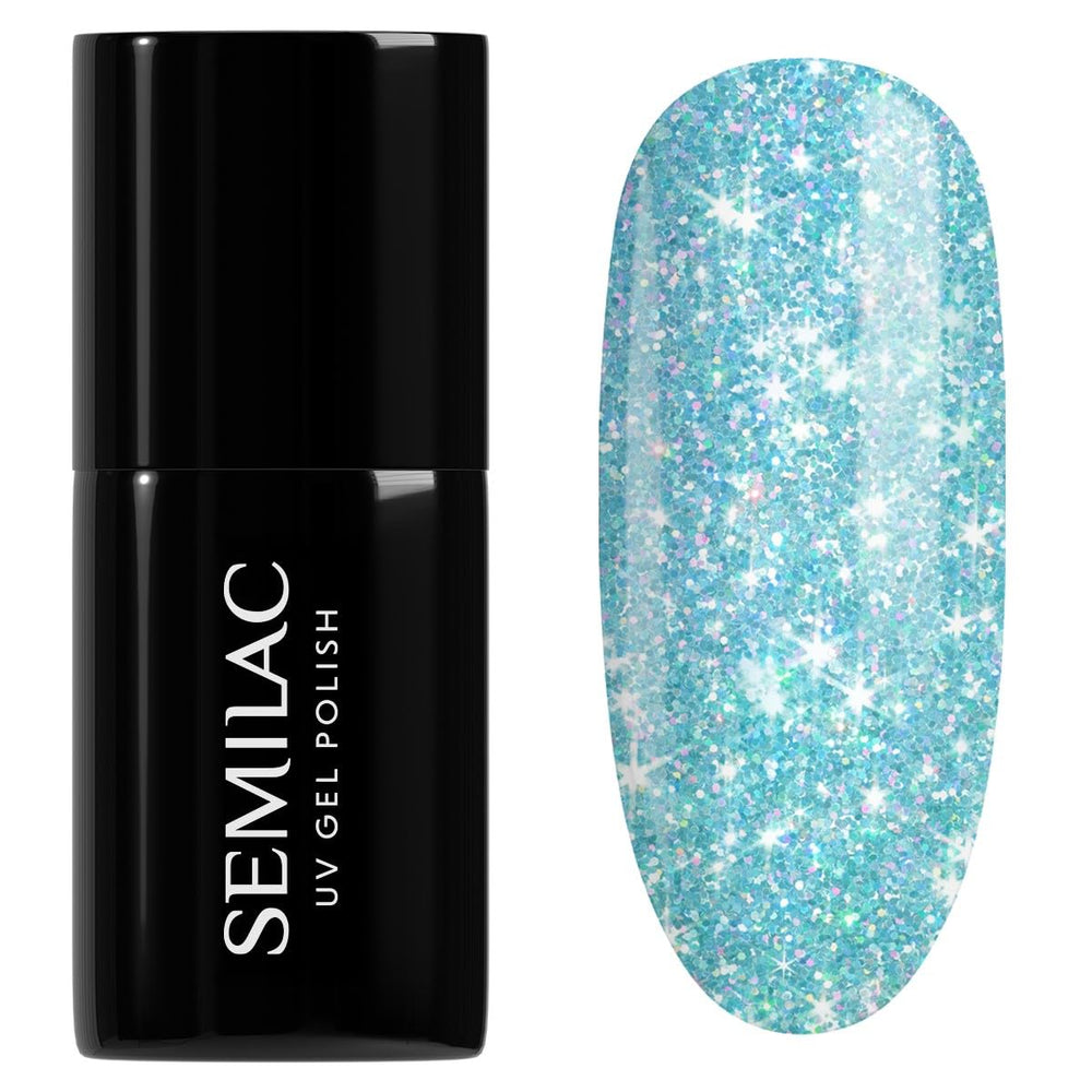 UV körömlakk Semilac Hybrid 240 Icy Waterfall 7ml, Seaqueen kollekció