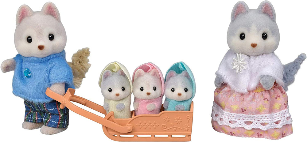 Sylvanian Families L5636 Husky Familie