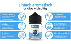 Twizzy Cranberry, ételízesítő -60 ml - Intenzív aroma - Ideális sütéshez Aromas Naty Shop