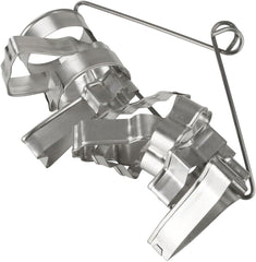 Set de forme pentru fursecuri Zenker, 10 piese, forme pentru fursecuri cu diferite motive de Crăciun, set pentru fursecuri și biscuiți, culoare: argintiu, cantitate: 1 x set de 10 piese